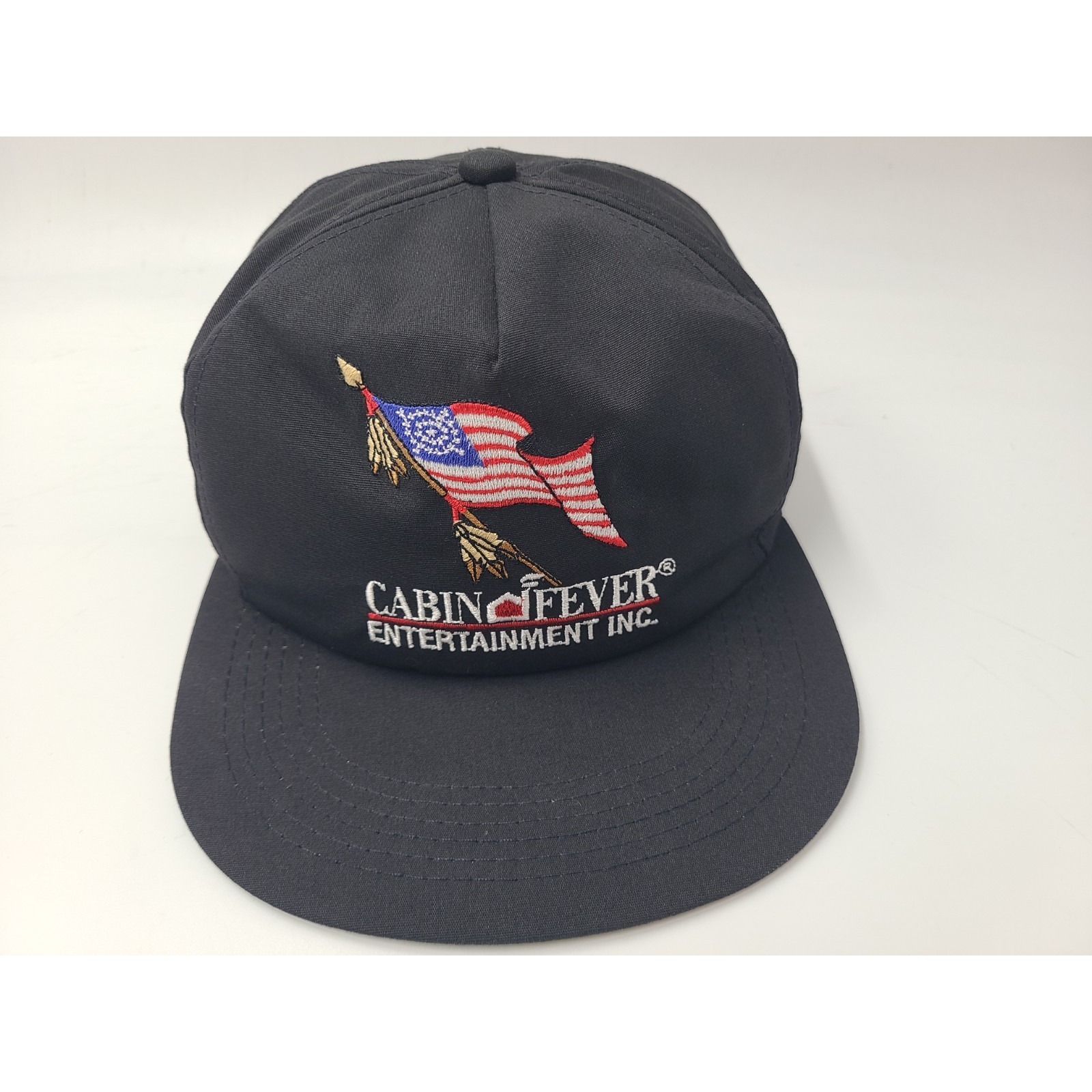 Vintage Cabin Fever Entertainment Inc American Flag KProducts Snapback Hat Cap